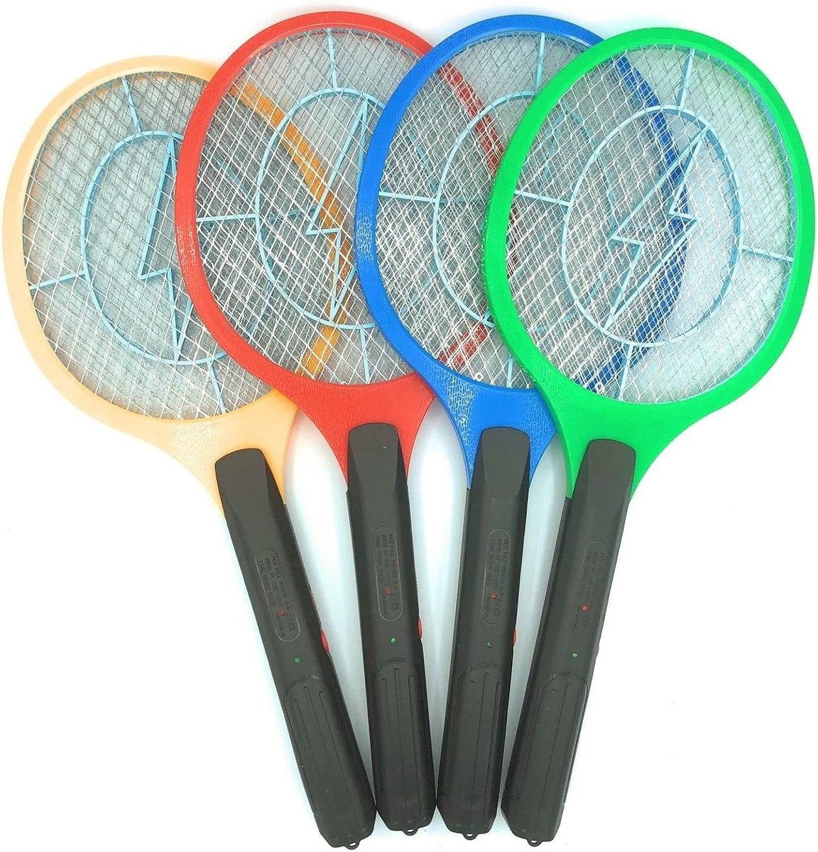 Elektrisch Insecten Racket - Verschillende Kleuren - 51 x 21,5 x 4 cm - Oplaadbaar voor Thuis en Camping