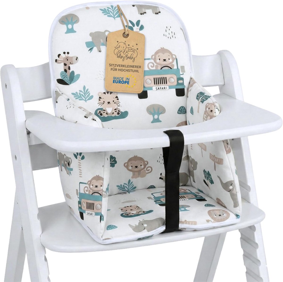 Stoelverkleiner Hoogstoel - Universele Bekleding - Comfortabel Kussen - Ideaal voor Baby's