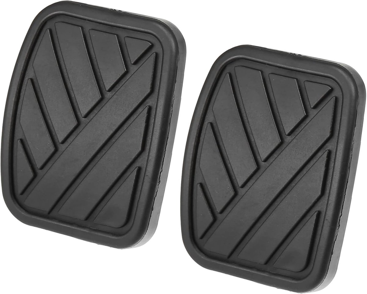 A ABSOPRO Anti-Slip Clutch and Brake Pedal Cover Fits Suzuki SX4-2 Pieces Black - ShopVlot