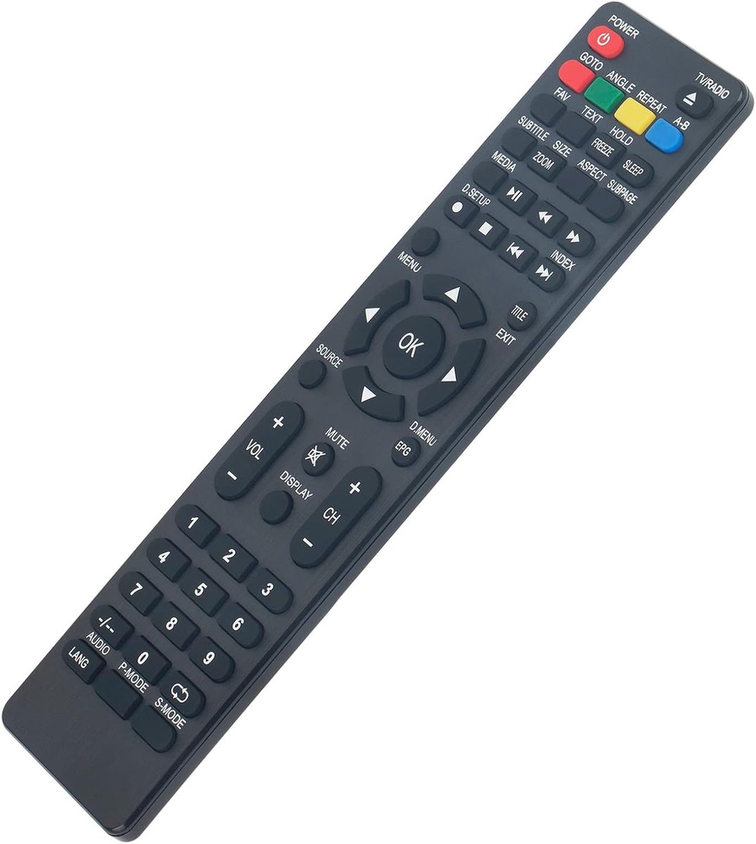ALLIMITY Replce Remote Control suitable for MAJESTIC LED LCD TV TVD-232 S2 LED MP11, TVD 232/S2 LED, TVD 224 LED, TVD - ShopVlot