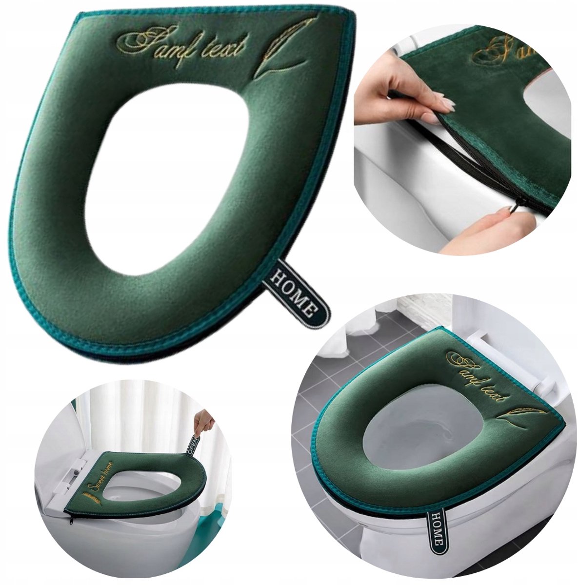 Zachte Toiletzittinghoes - Groen - Universeel