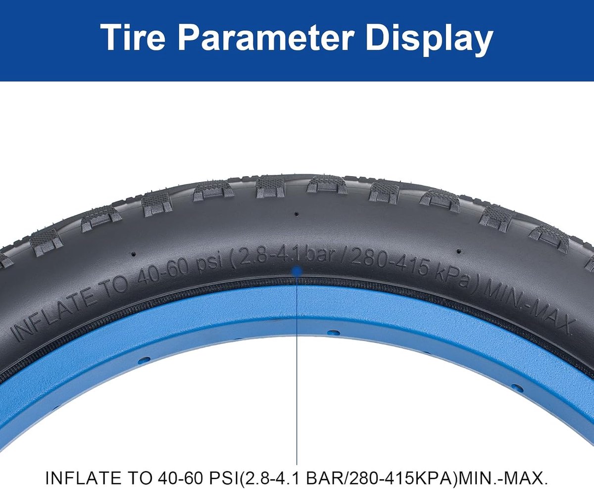 Bicycle Tyres 16 in 47-305 Foldable 16 Inch Coat Suitable for City/Road Bike Spare Wheel (One) - ShopVlot
