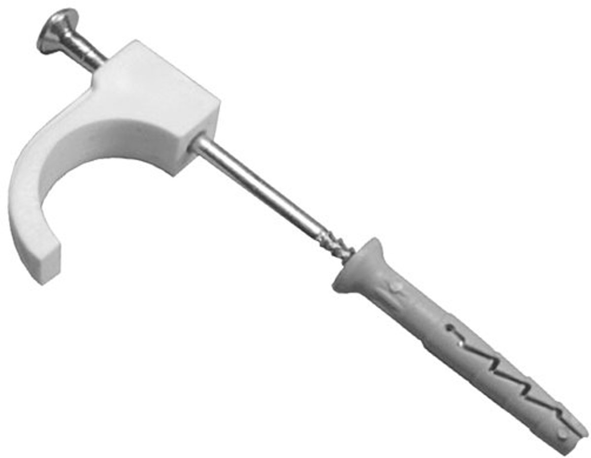 Klembeugel met plug voor buizen 14-32mm, 10 stuks