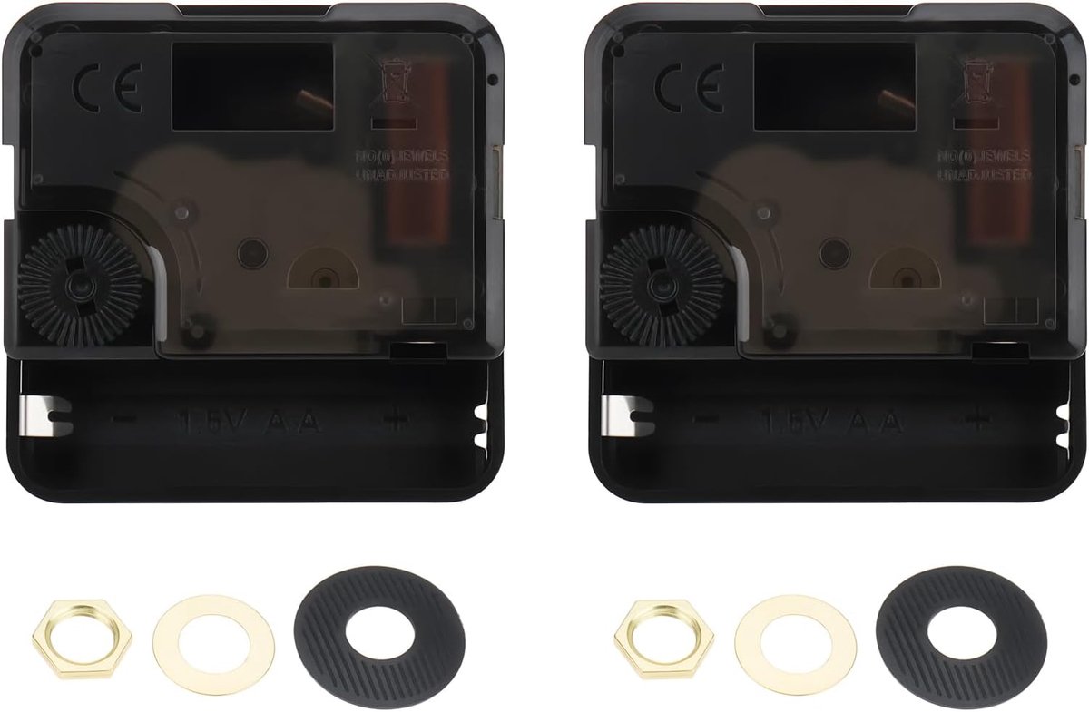 2pcs Clock Replacement Movement Quartz 6168 5.60X5.60X1.60cm For Making or Repairing Wall Clocks - ShopVlot