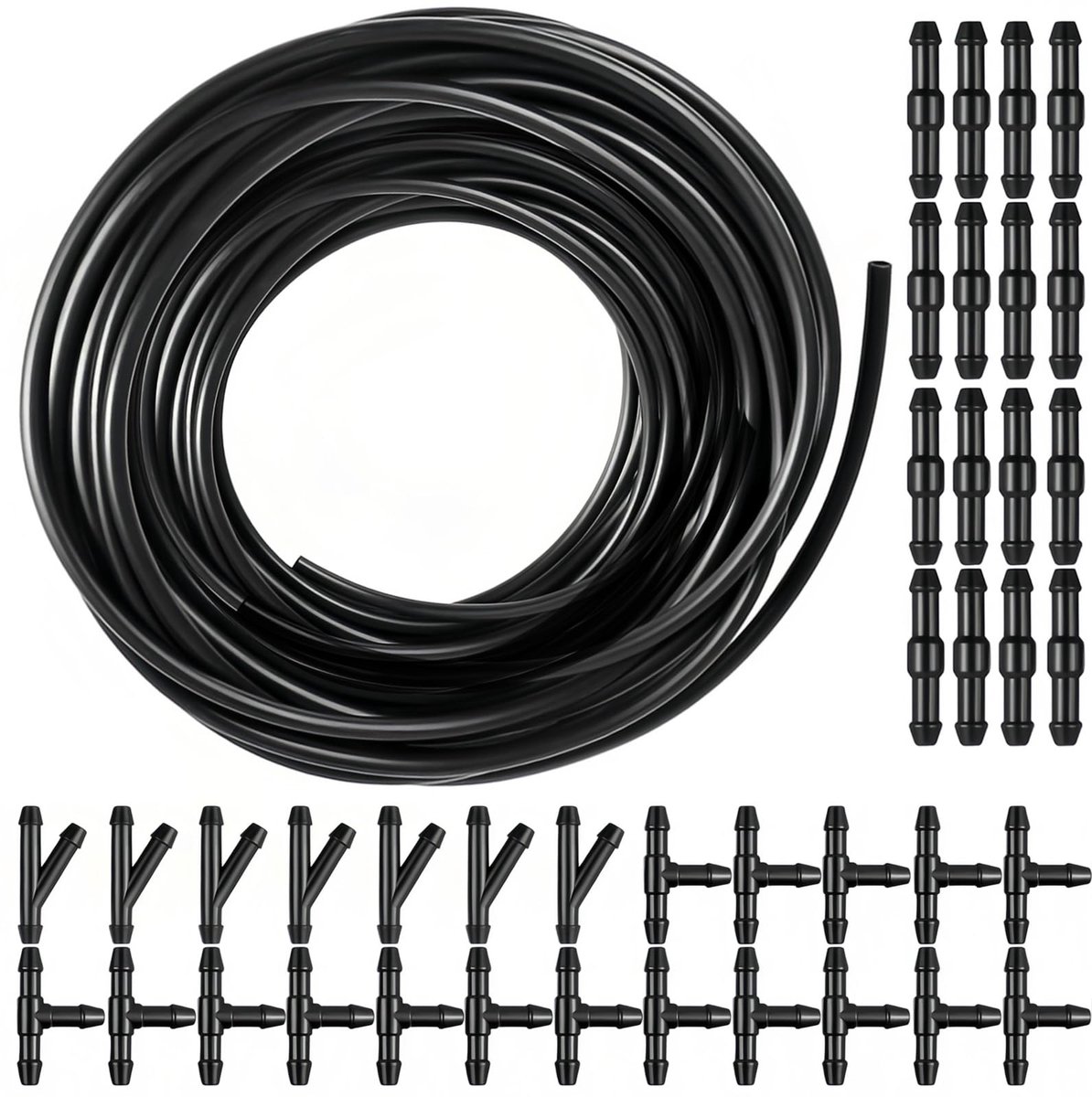 Reparatieset voor ruitensproeischlauch 5 meter met 36 aansluitstukken
