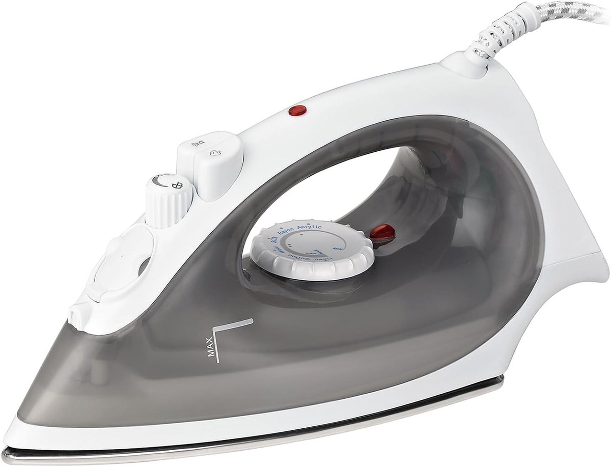 Stoomstrijkijzer 1200W - Wit - 145 ml waterreservoir - Ideaal voor kreukvrij strijken - ShopVlot