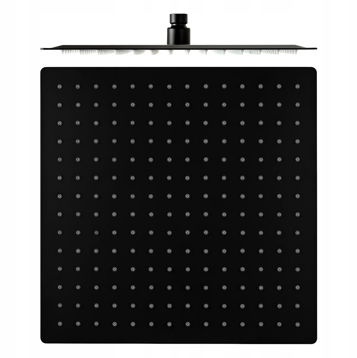 Merkloze Zwarte Douchekop Vierkant 30x30cm - RVS Anti-Calc