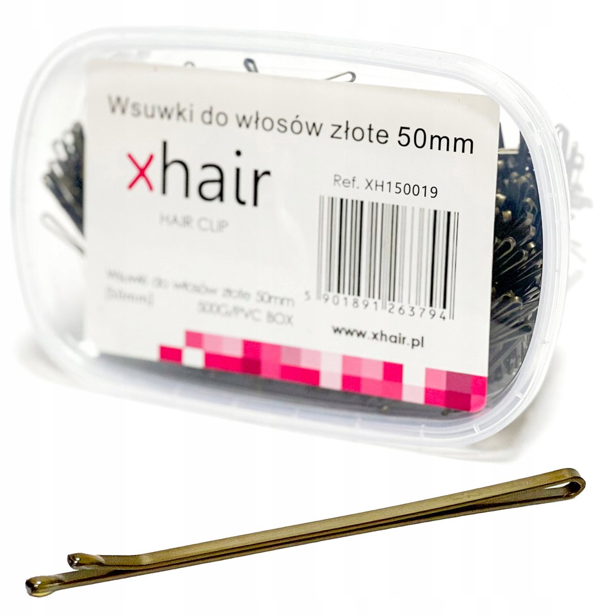 Gouden Haarschuifjes 50mm - Professionele Kwaliteit voor Kapsels (500g)