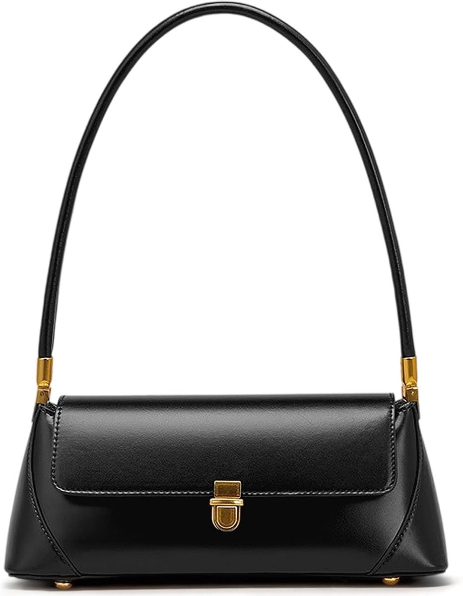 Elegant women's vintage style handbag small shoulder bag with shoulder strap, minimalist style, for evening events - ShopVlot