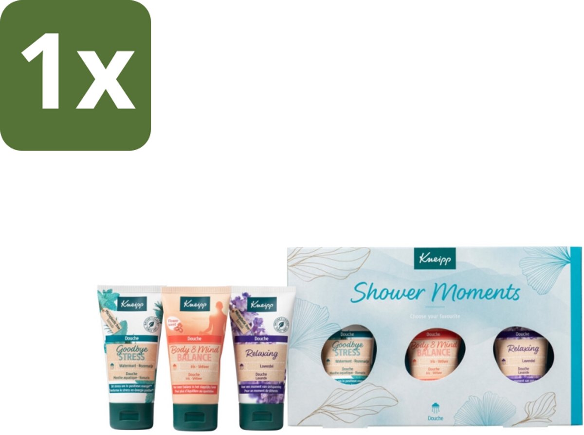 1 x Kneipp - Shower Moments Geschenkset - Kneipp Shower Moments - Douchegel Geschenkset - Natuurlijke Etherische Oliën - Ontspanning Onder De Douche - Huidverzorging