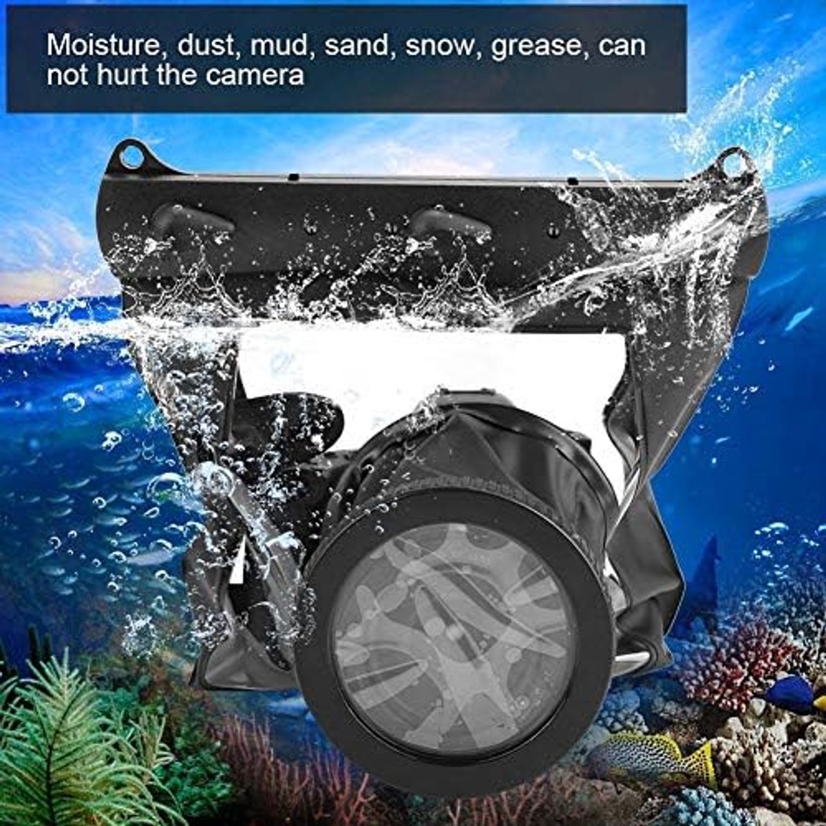 Camera duiktas - Waterdicht tot 20 meter - Universele behuizing - Ideaal voor onderwaterfotografie - ShopVlot