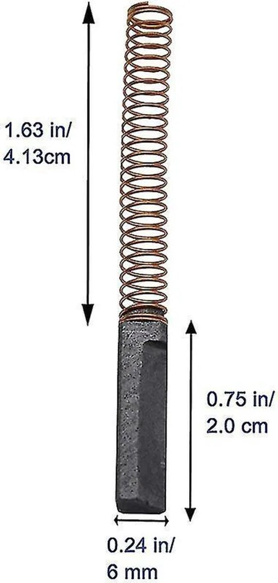 10 koolborstels, vervangingsonderdelen Geschikt voor KitchenAid W10380496, W10260958 en 4162648 keukenmachines. — afbeelding 2