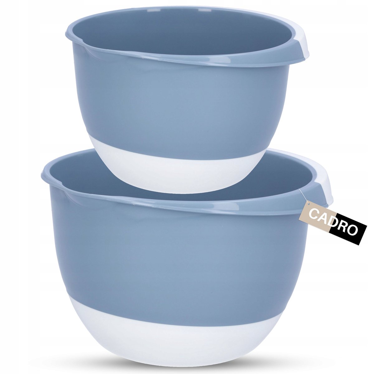 Set van 2 Keuken Mengkommen 2L & 3.5L - Blauw Kunststof