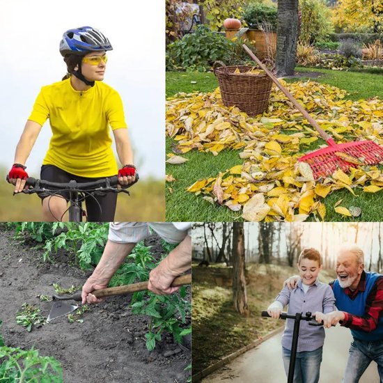 Ergonomische fietshandgrepen van rubber, antislip, 120mm, zwart — afbeelding 5
