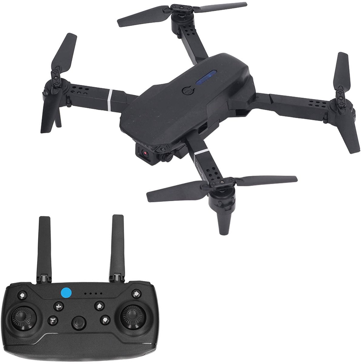 E88 Opvouwbare Drones met 4K HD FPV Dubbele Camera, Mini-drone RC Quadcopter Ondersteuning APP-bediening - ShopVlot
