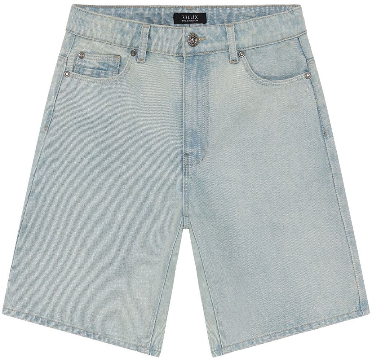 Rellix Denim Shorts Skater Jeans Jongens - Broek - Lichtblauw - Maat 170