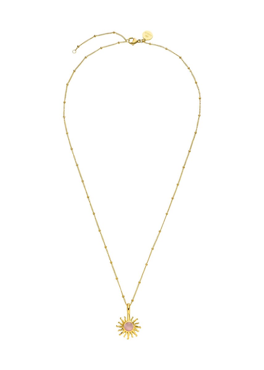 PURELEI Ketting Sun Rosenquarz