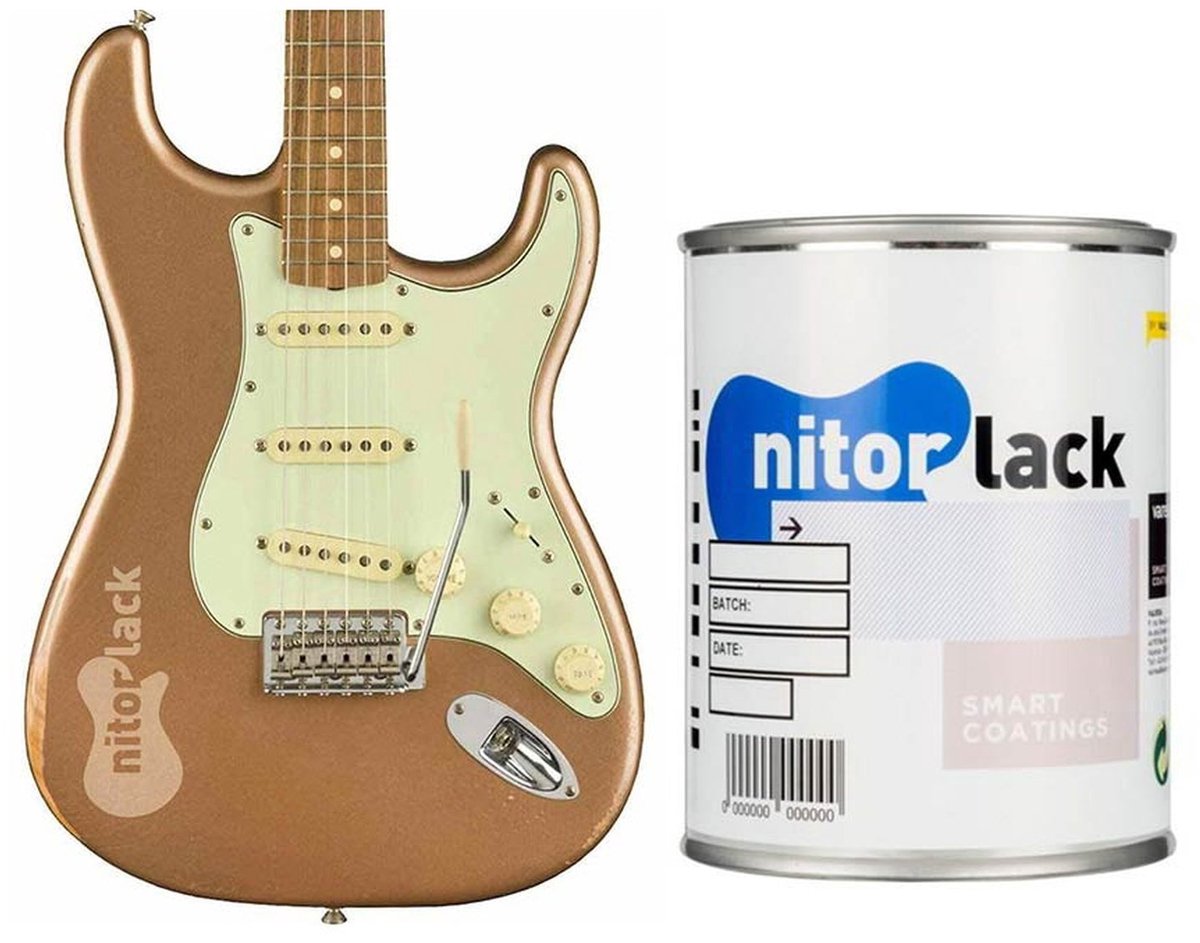 NitroLACK Nitrocellulose Lak - Firemist Gold voor Gitaar