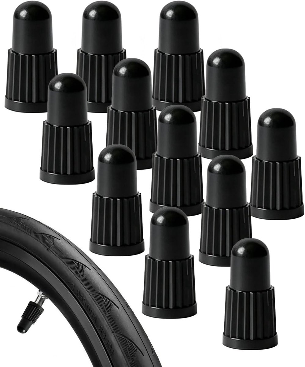 12 stuks kap uit klarem für französische Ventilen als stofbescherming voor Rennrad Mountainbike MTB Ventildeckel - ShopVlot