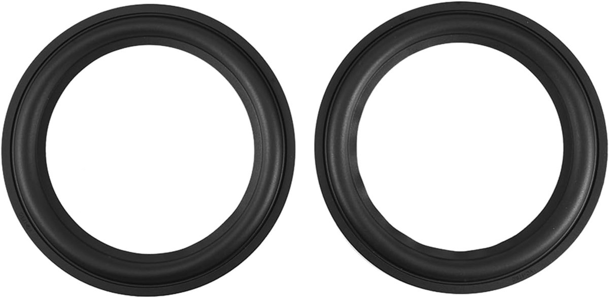 2pcs 8 inch Speaker Rubber Surround Foam Edge Surround Rings Replacement Parts for Speaker Repair Parts - ShopVlot