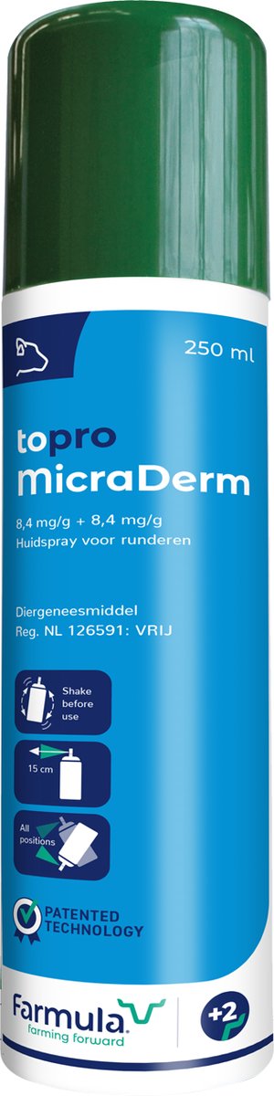 Topro MicraDerm huidspray voor Mortellaro bij runderen