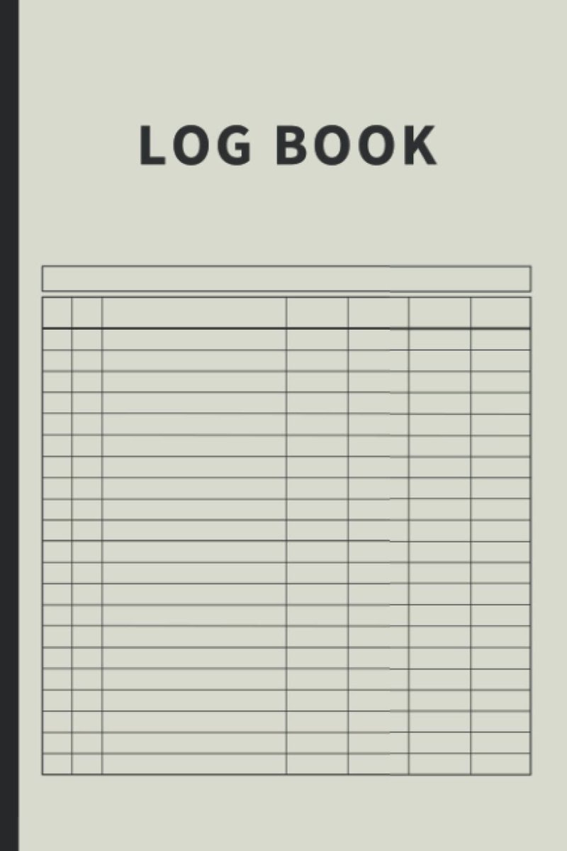 Log Book: Small Multipurpose with 7 Columns to Track Daily Activity, Time, Inventory and Equipment, Income and - ShopVlot
