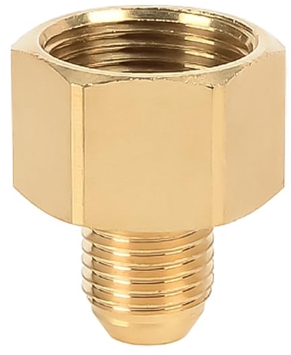 Hogedrukreiniger aansluiting, 22 mm bus naar 14 mm stekker, messing adapter