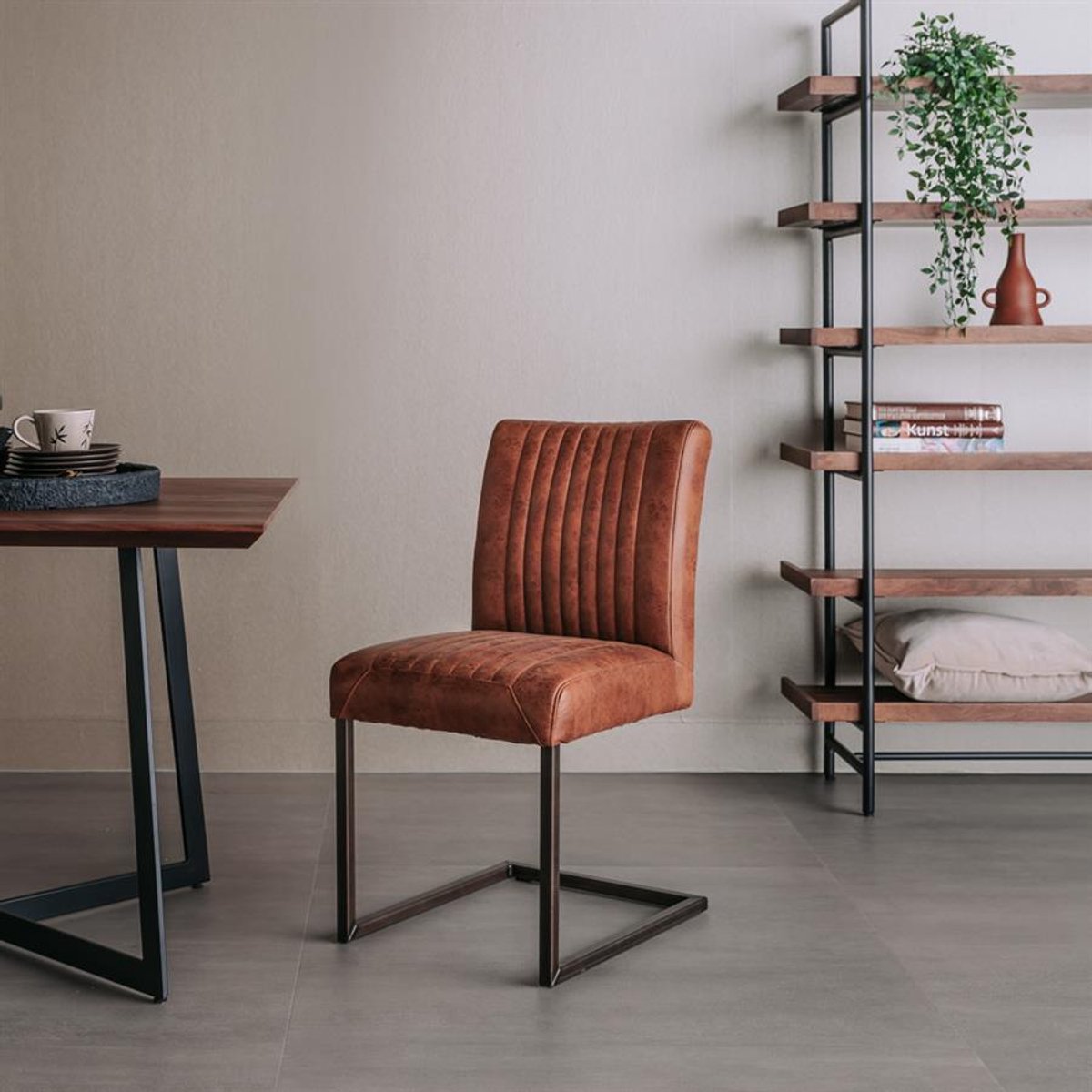 Tower Living Stoel Ferro Stof Savannah Lichtbruin