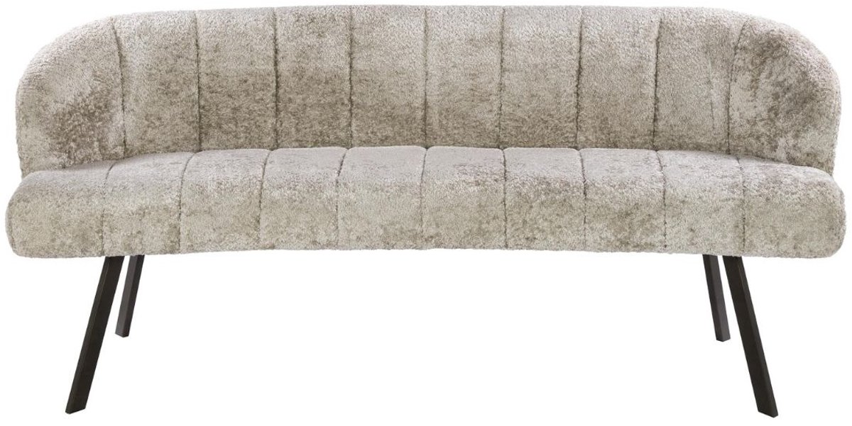 Eetkamerbank Oval Alura Zand/Bruin - Giga Meubel