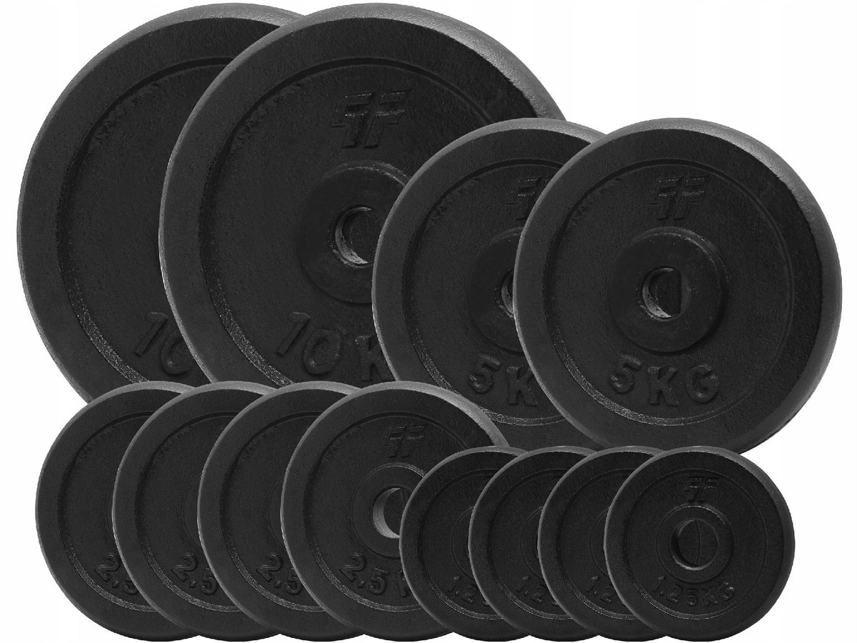 Platinum Fitness Set: 45kg Gietijzeren Halterplaten (29mm)
