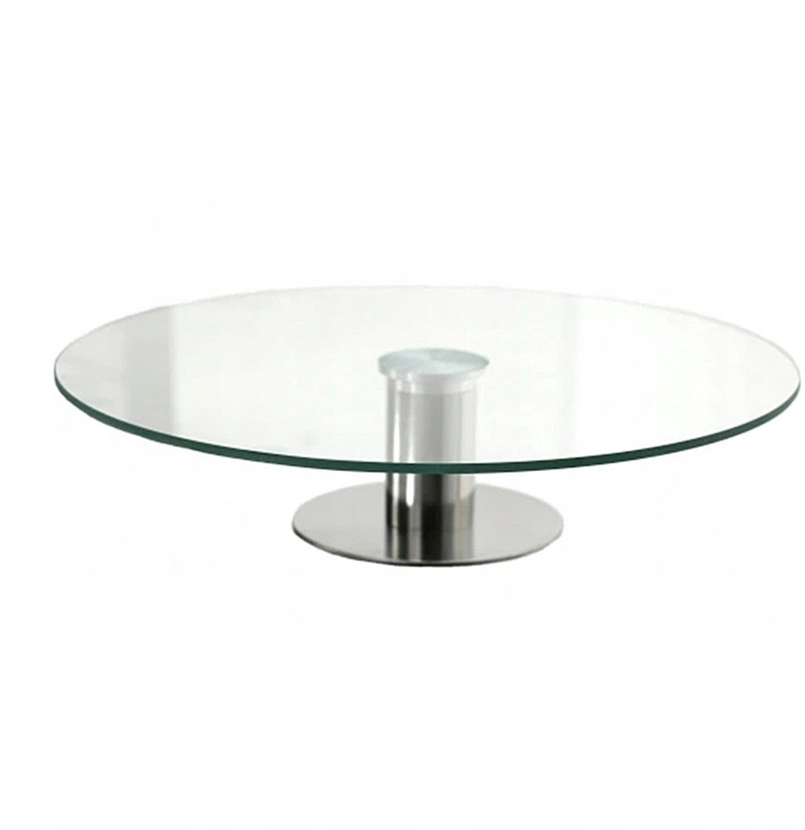 Draaiplateau Taartschotel Glas Zilver 30cm
