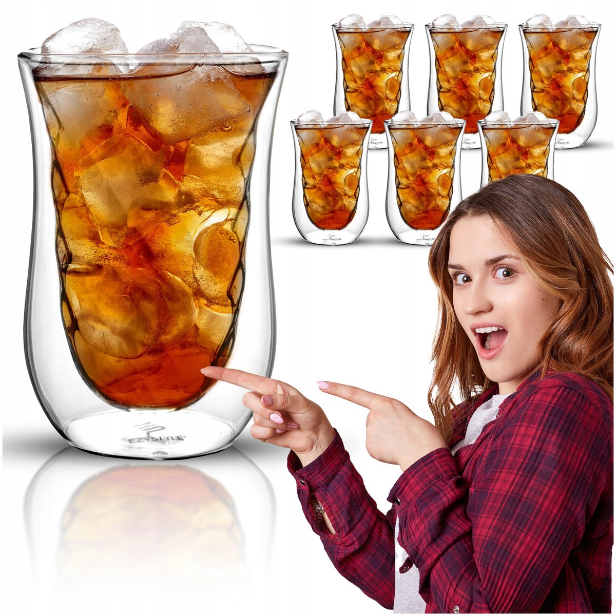 6x Dubbelwandige Glazen 250ml - Thermische Glazen voor Koffie & Thee