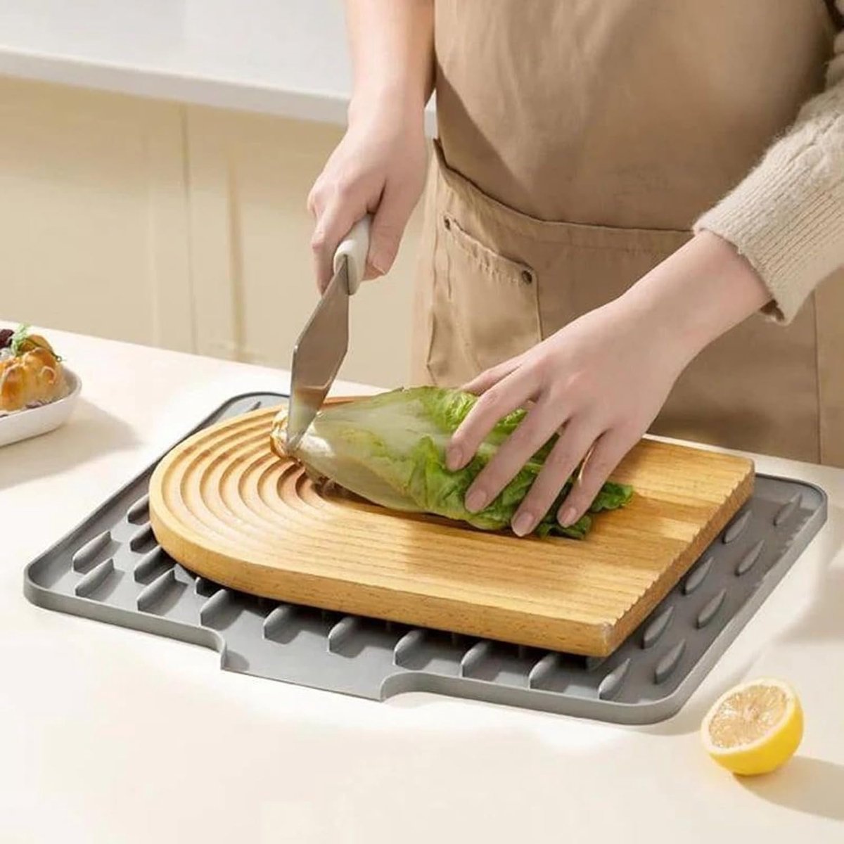Opvouwbare Silicone Afdruipmat - Hittebestendig en Antislip - Herbruikbare Droogmat voor Keuken - Afwasdroger Mat voor Aanrecht en Gootsteen
