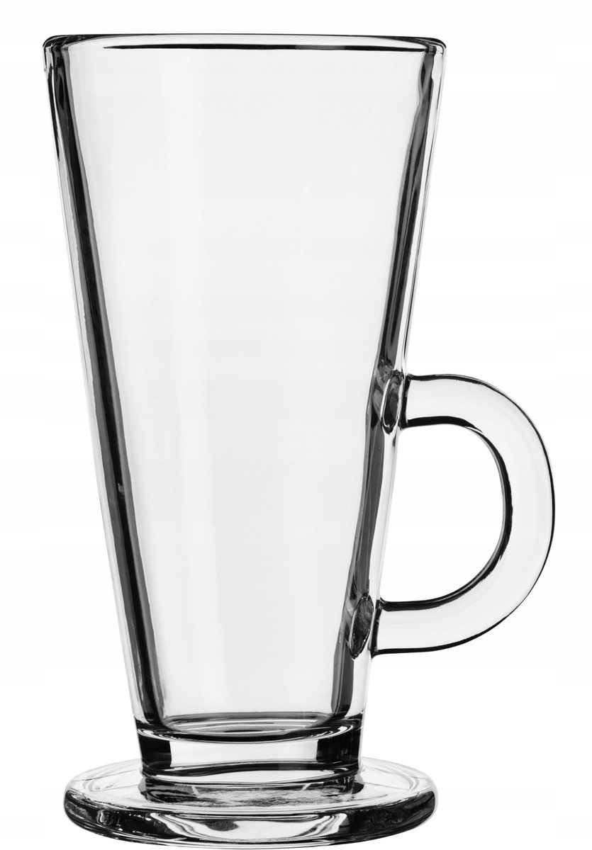 Glazen Latte Macchiato met Oor - 260ml - Transparant Glas