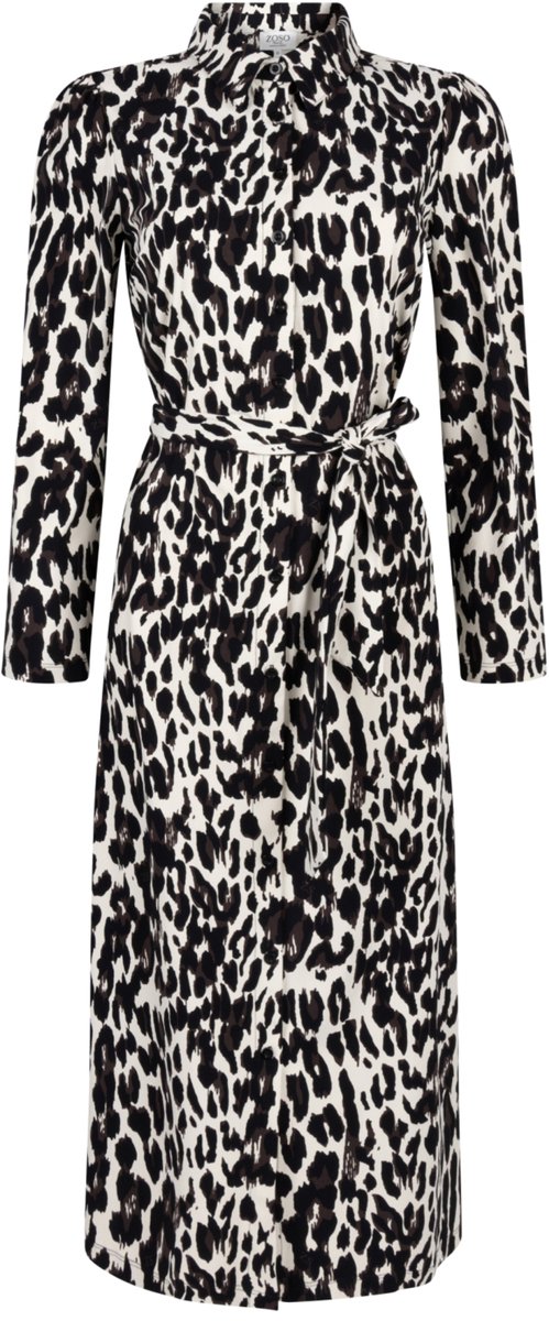 Zoso Jurk Penny 264 Black-espresso Dames Maat - S