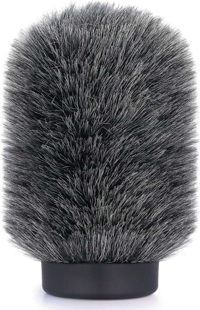 YOUSHARES Deadcat windkap voor Rode NTG4, Audio-Technica AT875R Shotgun-microfoons, windscherm tot 4,7" lang - ShopVlot