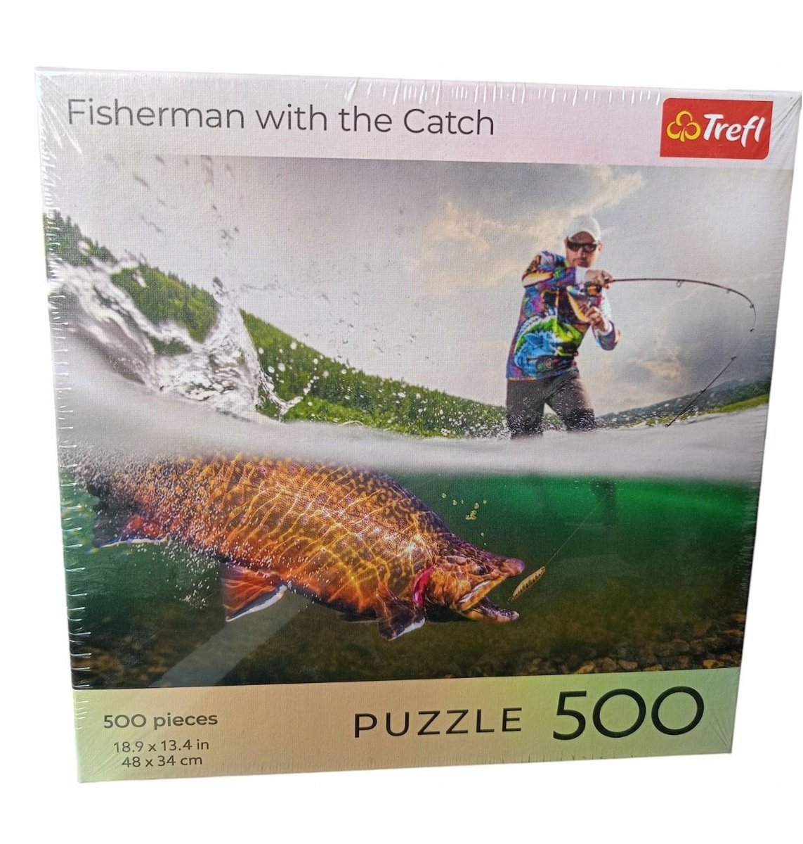 Puzzel Vissen Vangst 500 Stukken - Natuur & Visserij