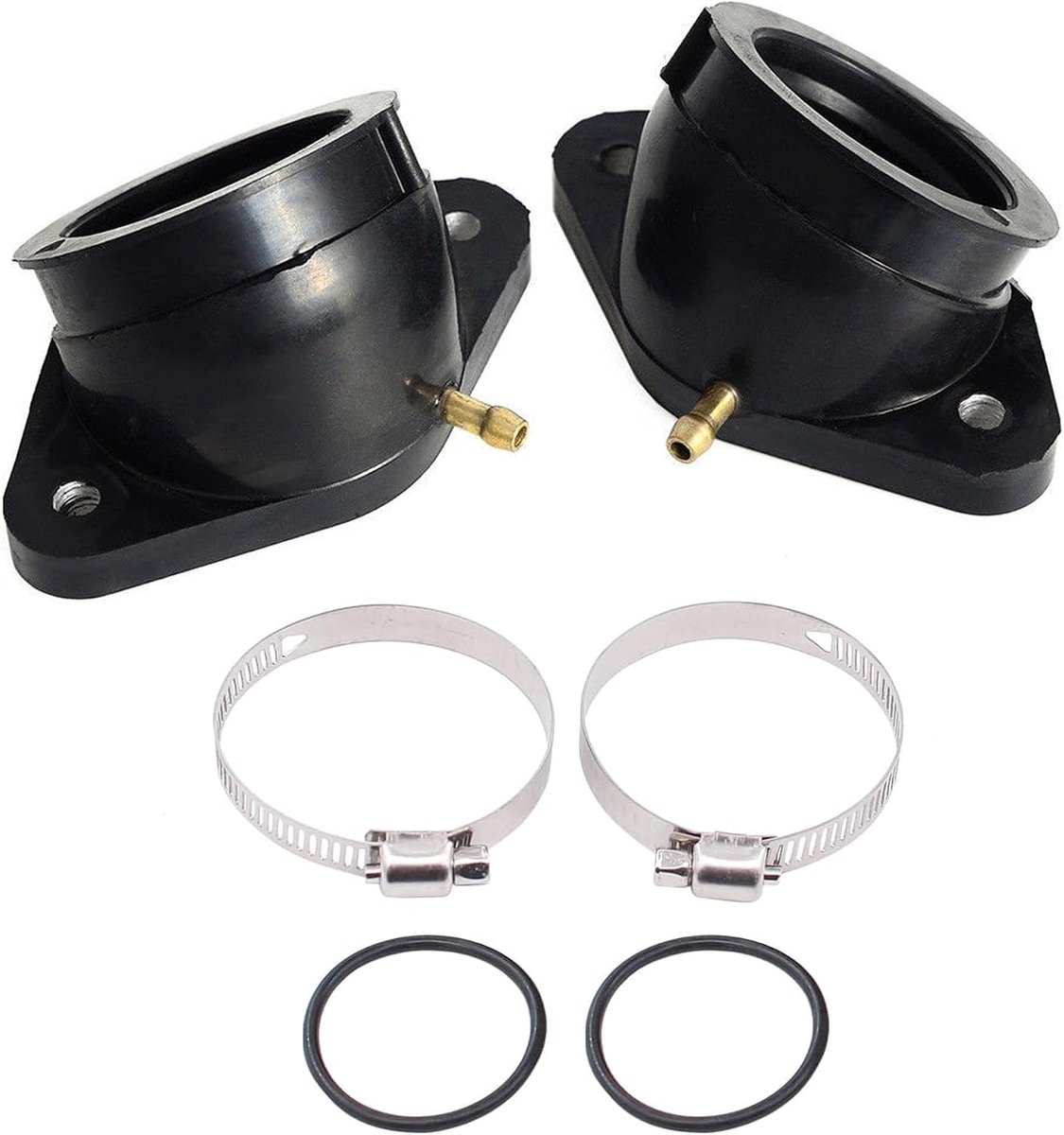 2 Pcs Carburetor Suction Connection Kit Suction Rubbers, OE 2GV-13586-00 Carburetor Cuffs Adapter Rubber, Suction - ShopVlot