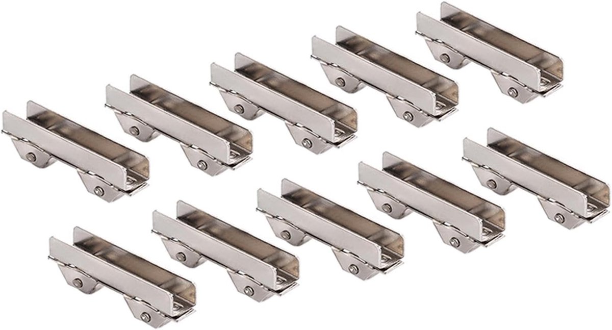 10pcs Slot Sliding Door Wheels, 8mm Width Sliding Patio Door Roller Replacement for Glass Door, Drawer, Furniture - ShopVlot