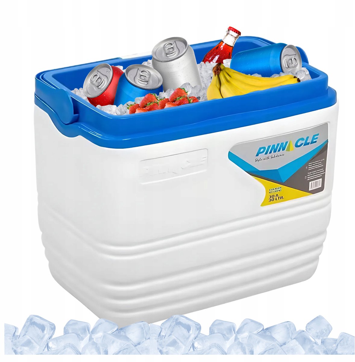 Ruime Koelbox 30L voor Auto, Camping en Picknick - Wit