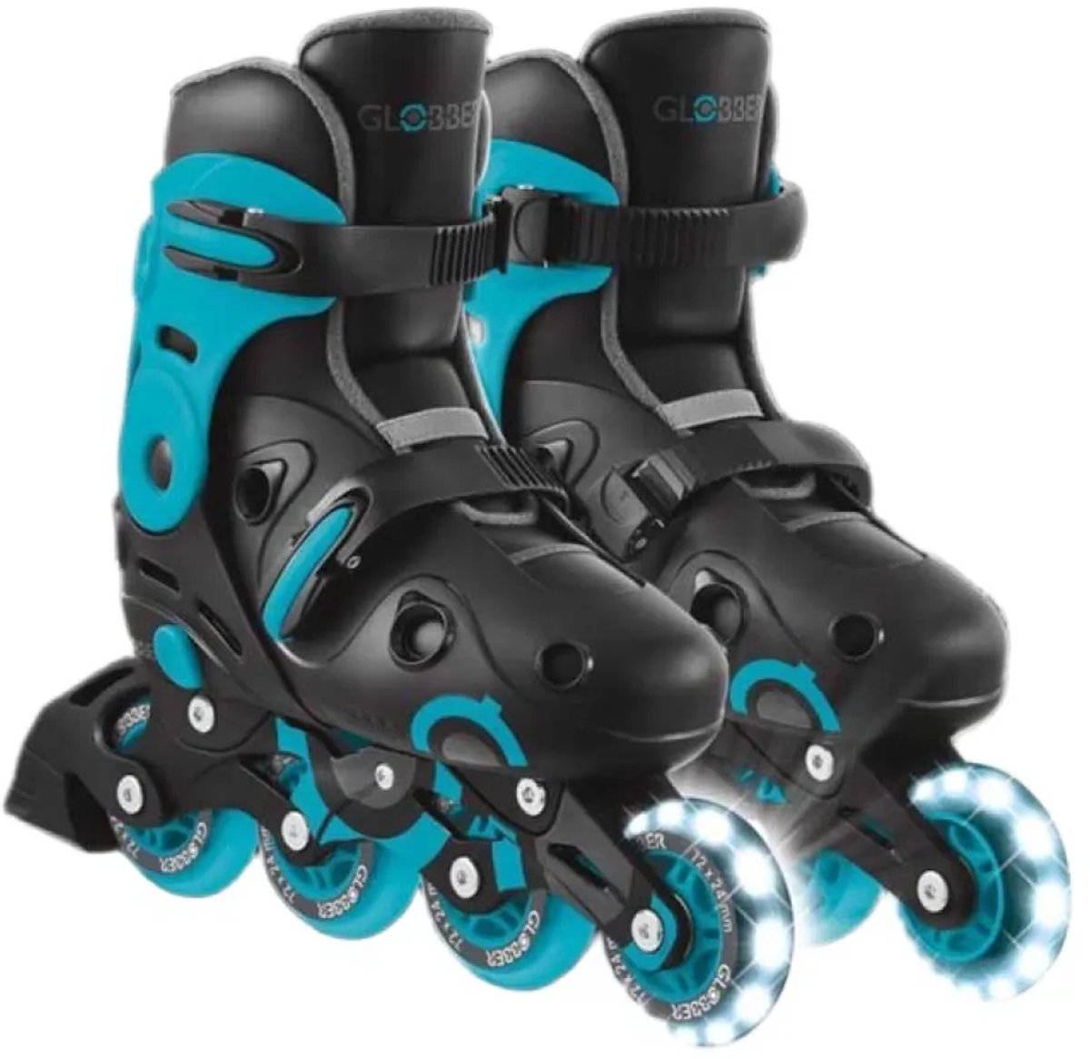 Inline Skates Globber Go Skate Aqua – verstelbaar 34-37 lichtgevende wielen vanaf 5jaar Blauw