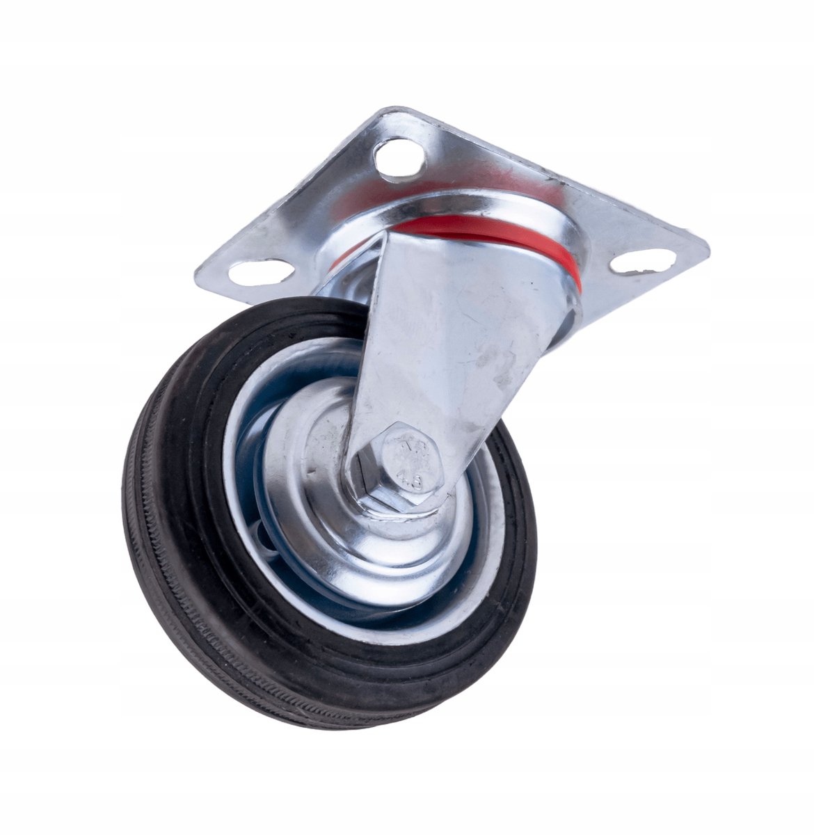 Zwenkbaar Wiel voor Transportkar - 100mm, 70kg