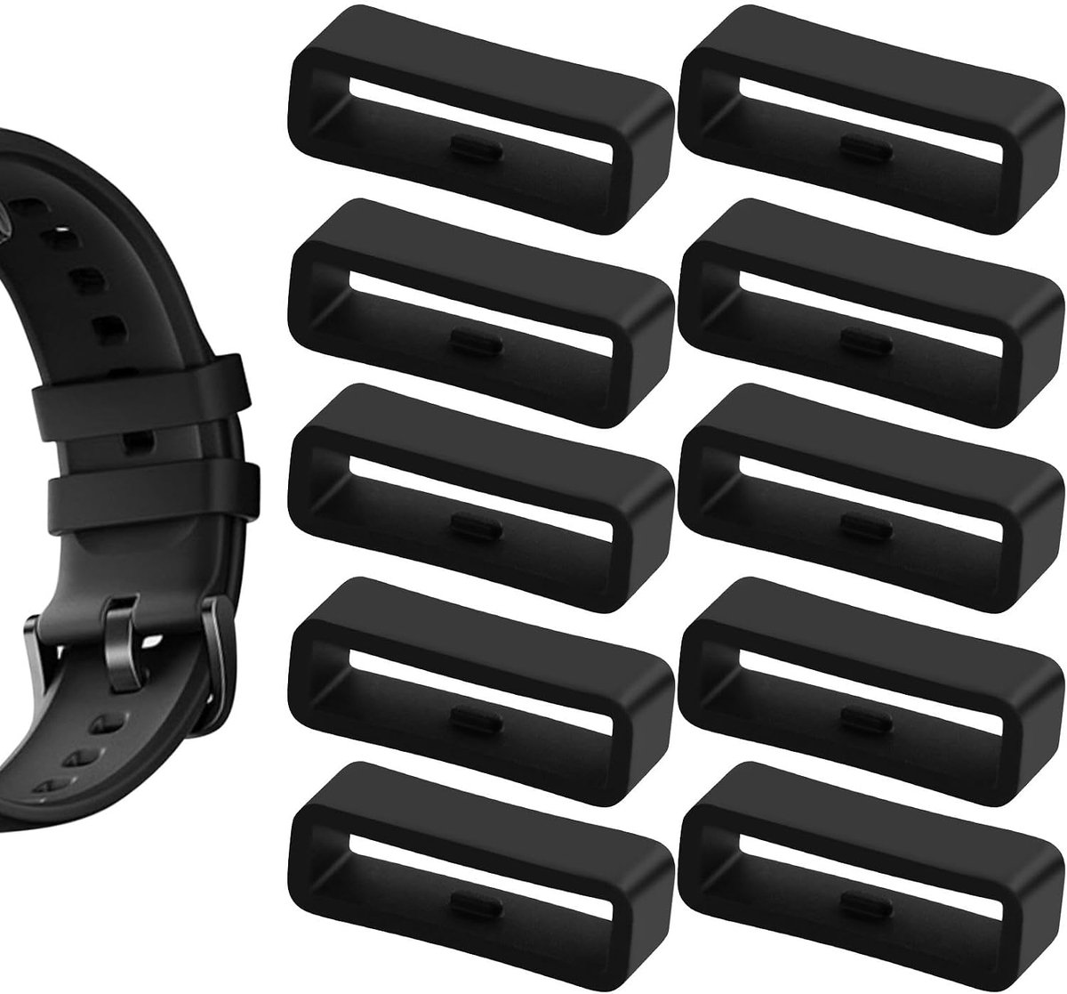 Silicone horlogeband houder 22mm - 12 stuks - vervangbare siliconen band - ideaal voor organisatie - ShopVlot