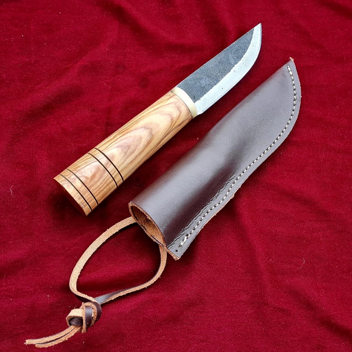 Middeleeuws mes - handgemaakt Vikingmes - Keltisch design - ideaal voor tuin en camping - ShopVlot