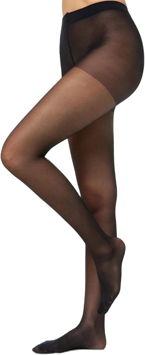 Die Fit Steunpanty - Zwart - XXL - Fijne Panty met Sterke Ondersteuning - Voor Dames