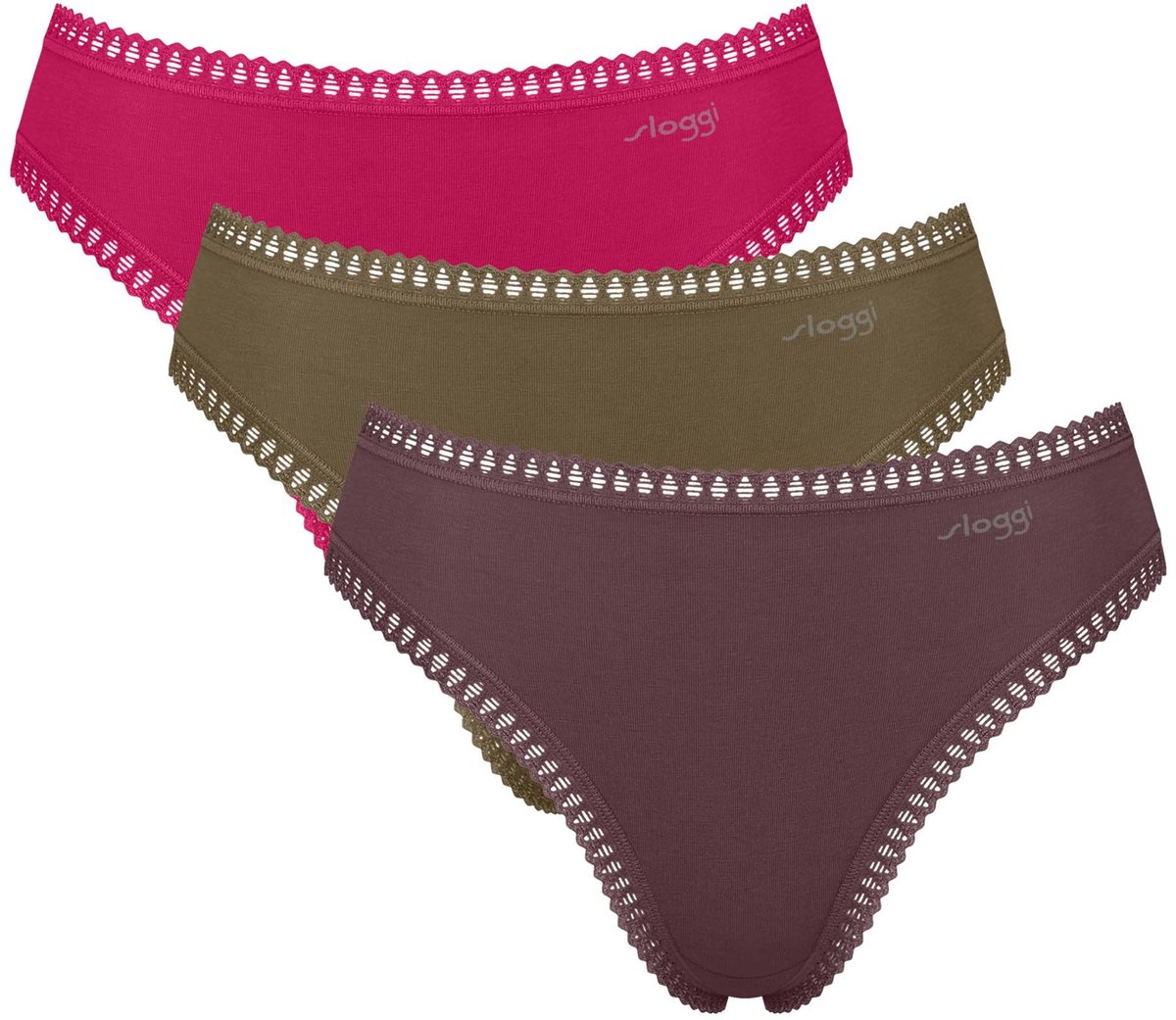 Sloggi Slip GO Crush High leg C3P Set van 3