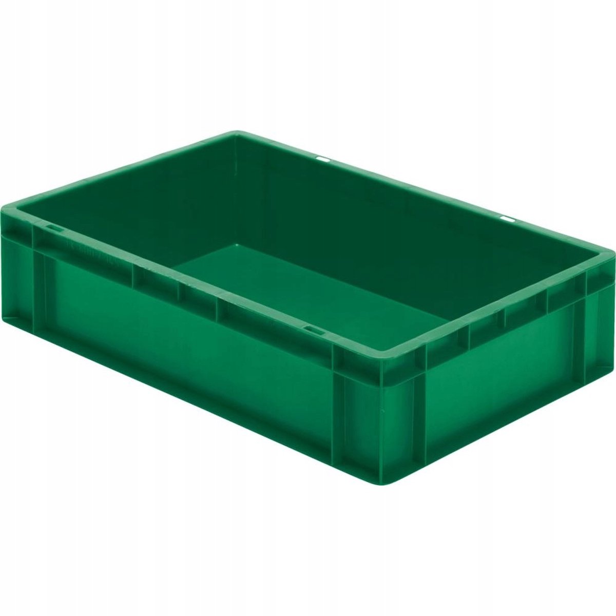 Groene Transportkrat 600x400x145 mm - Stevig & Voedselveilig