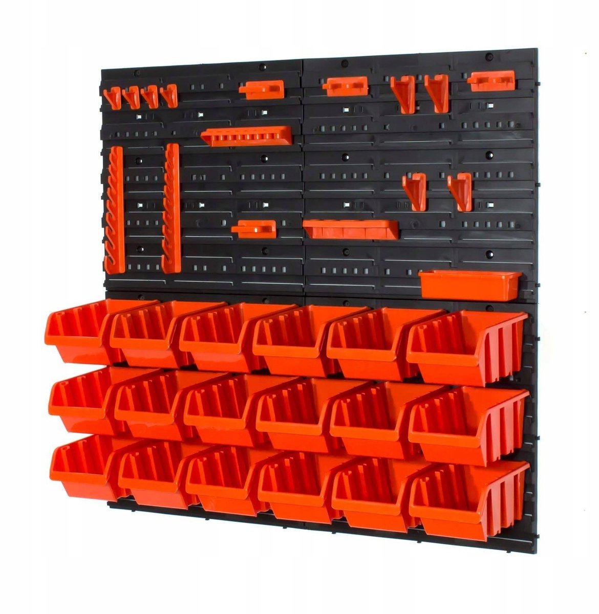 Gereedschapswand 80x80cm met 18 Bakjes - Werkplaats Organizer