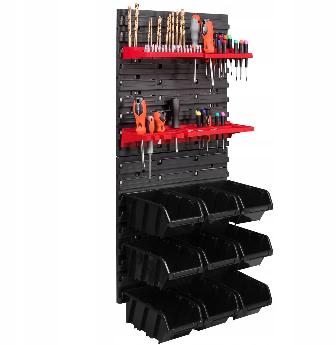 Gereedschapswand 39 x 78 cm - Merkloos Werkplaatswand met Bakjes