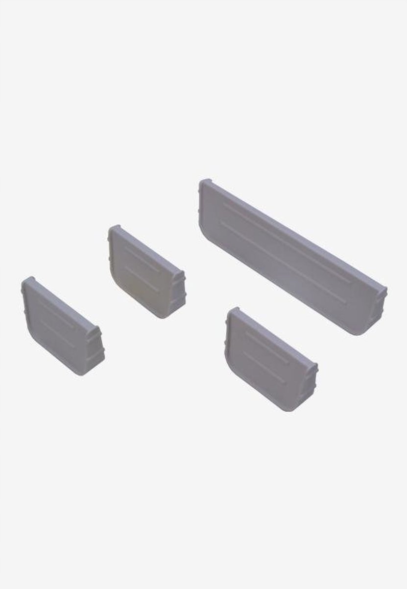 Peka SCOOP Ladeverdelers - Grijs (4 stuks)